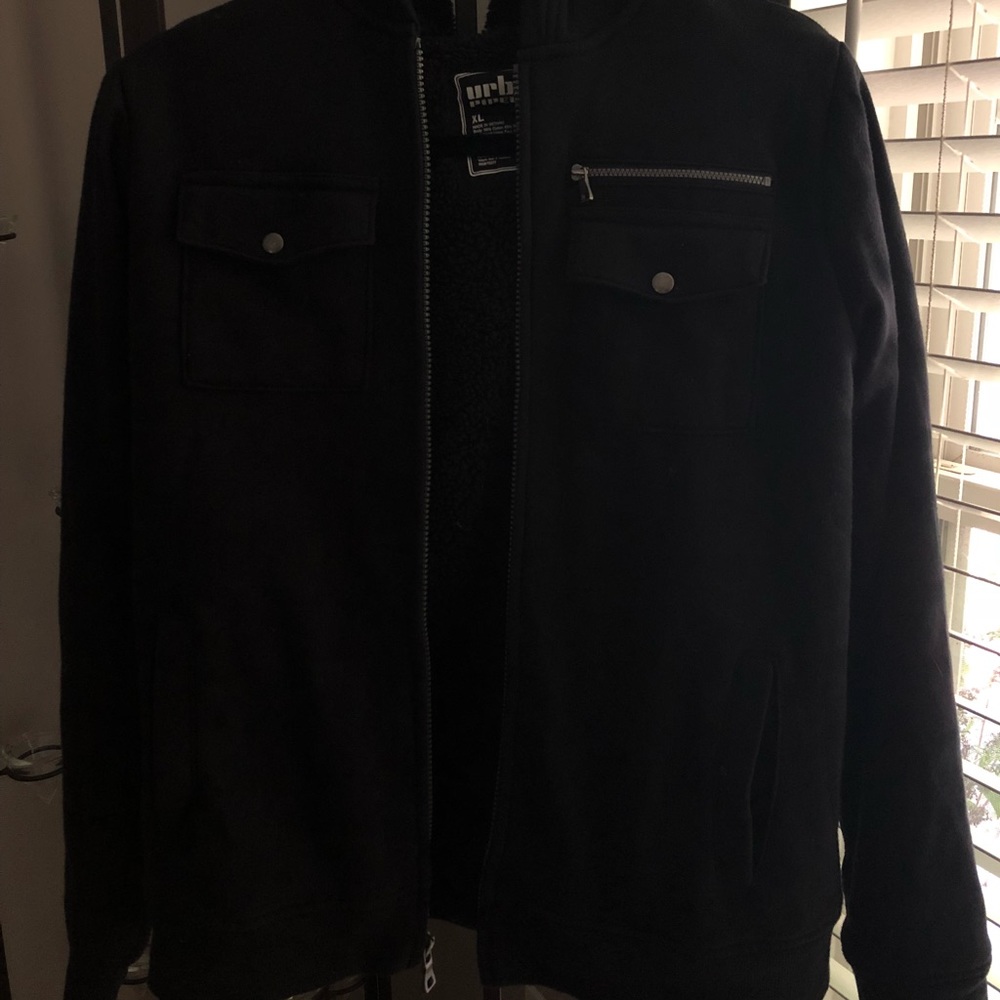 Young boys skater Sherpa lined jacket